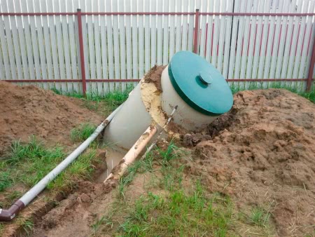 Всплывший септик