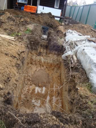 Септик на глине