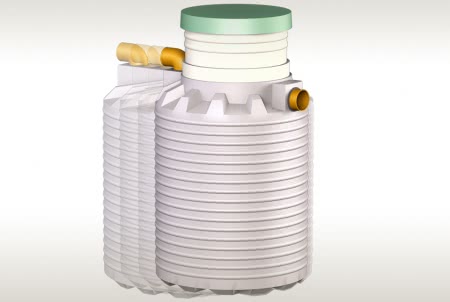 Пример септика марки Микроб