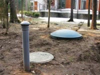 Установленный на участке септик