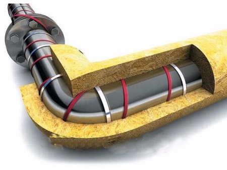 Пример кабельного обогрева труб Пример кабельного обогрева труб