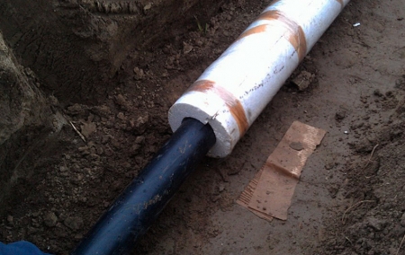 Утепление труб пенопластом Утепление труб пенопластом