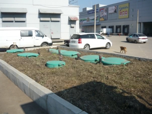 Пример промышленных ливневых сооружений Пример промышленных ливневых сооружений