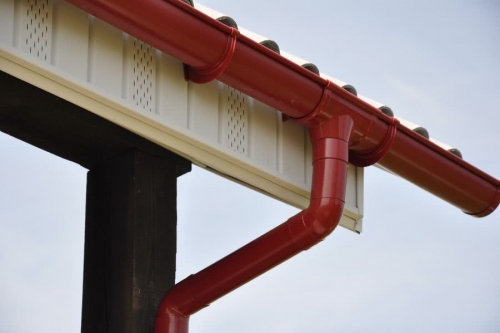 Пример водосточной системы частного дома Пример водосточной системы частного дома