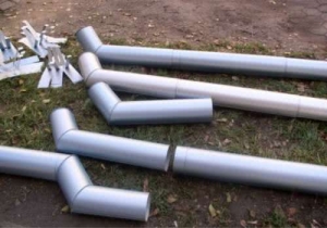 Металлическая водосточная система дома Металлическая водосточная система дома