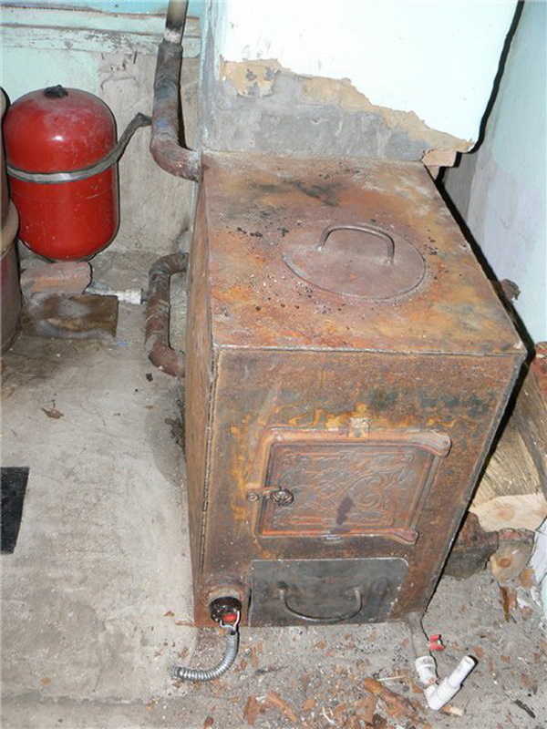 Самодельный котел для водяного отопления в частном доме