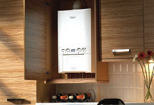 Как можно спрятать газовый котел на кухне – фото и варианты 4